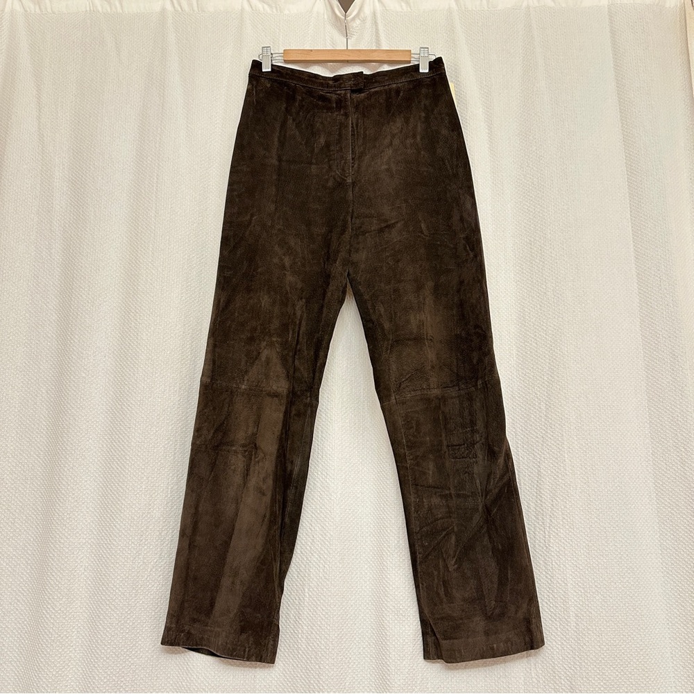 Suede Brown Pants, size M